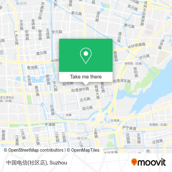 中国电信(社区店) map