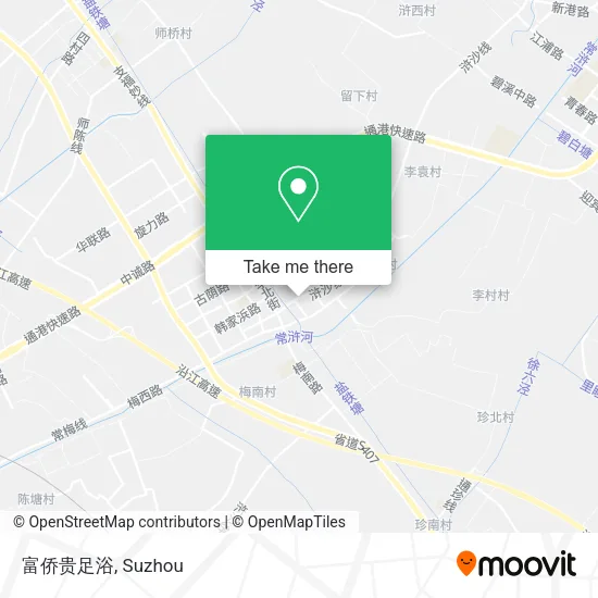 富侨贵足浴 map