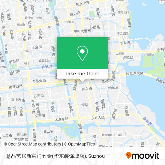 意品艺居新富门五金(华东装饰城店) map