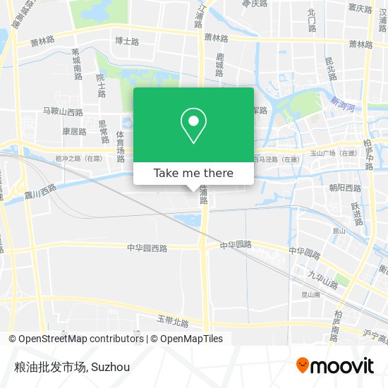 粮油批发市场 map