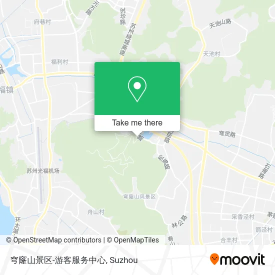 穹窿山景区-游客服务中心 map