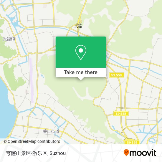 穹窿山景区-游乐区 map