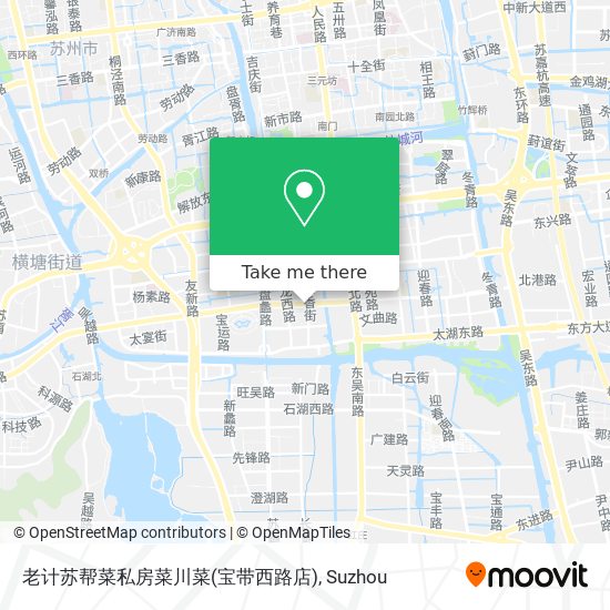 老计苏帮菜私房菜川菜(宝带西路店) map