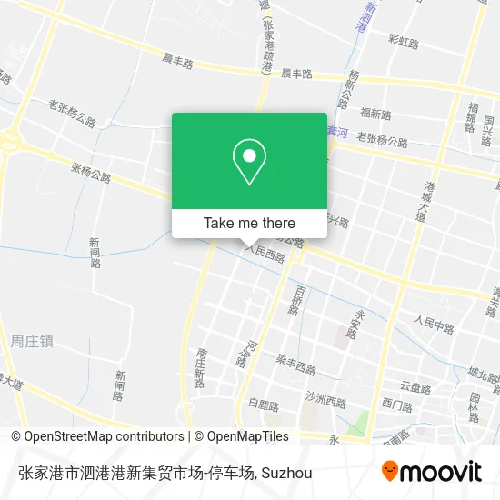 张家港市泗港港新集贸市场-停车场 map