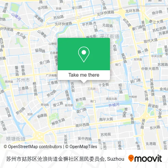 苏州市姑苏区沧浪街道金狮社区居民委员会 map