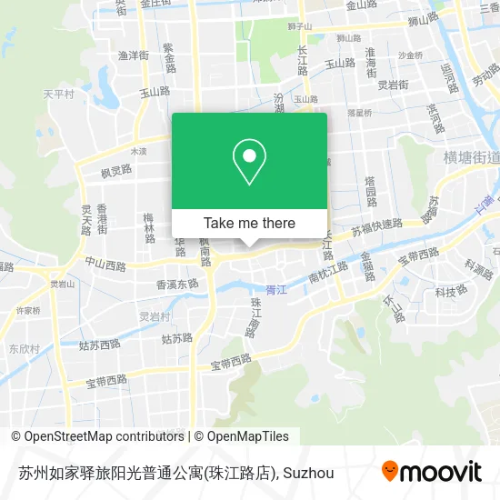 苏州如家驿旅阳光普通公寓(珠江路店) map