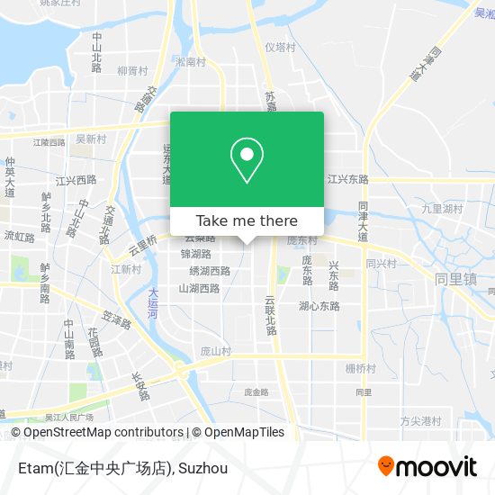 Etam(汇金中央广场店) map