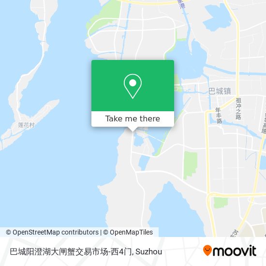 巴城阳澄湖大闸蟹交易市场-西4门 map