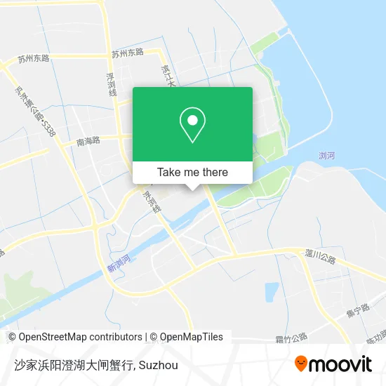 沙家浜阳澄湖大闸蟹行 map