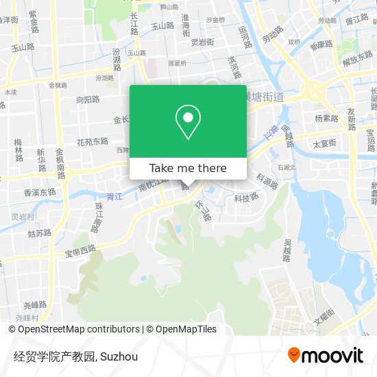 经贸学院产教园 map