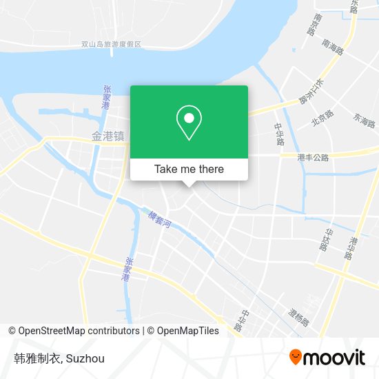 韩雅制衣 map