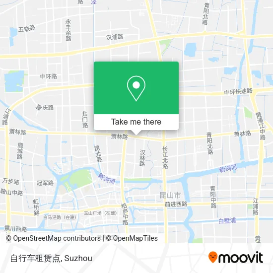 自行车租赁点 map