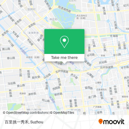 百里挑一秀禾 map