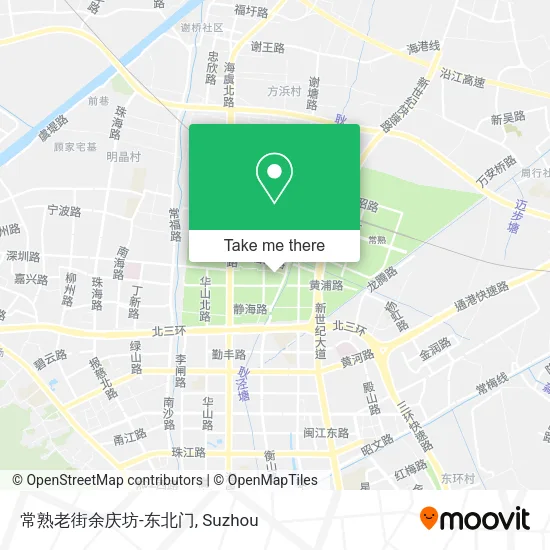 常熟老街余庆坊-东北门 map