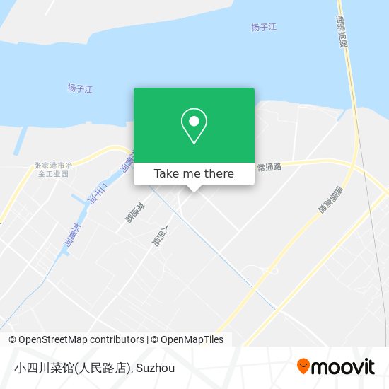 小四川菜馆(人民路店) map