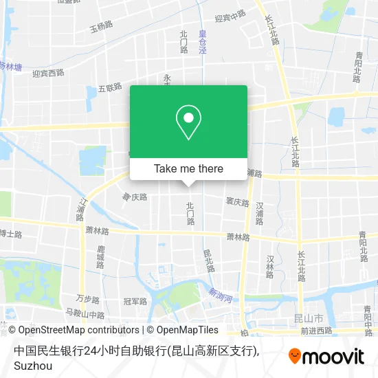 中国民生银行24小时自助银行(昆山高新区支行) map