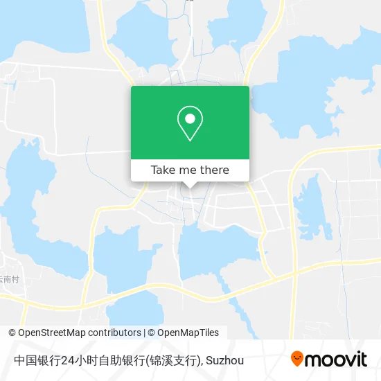 中国银行24小时自助银行(锦溪支行) map