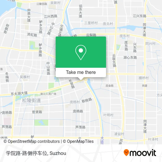 学院路-路侧停车位 map