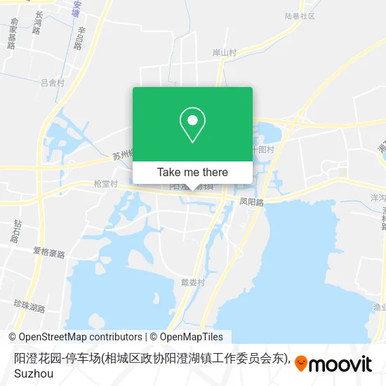 阳澄花园-停车场(相城区政协阳澄湖镇工作委员会东) map