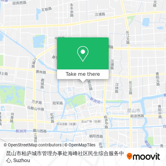 昆山市柏庐城市管理办事处海峰社区民生综合服务中心 map