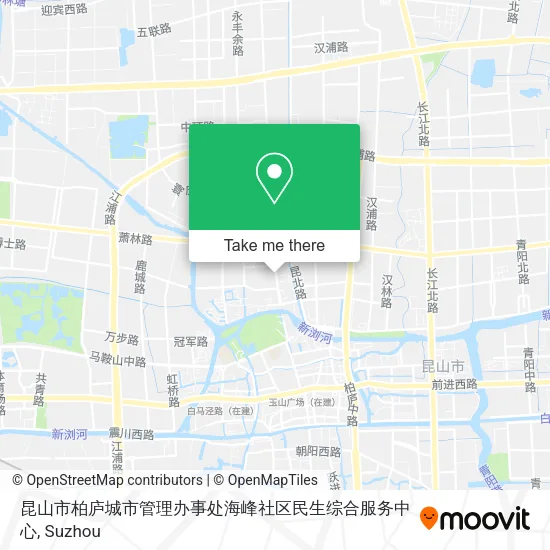 昆山市柏庐城市管理办事处海峰社区民生综合服务中心 map