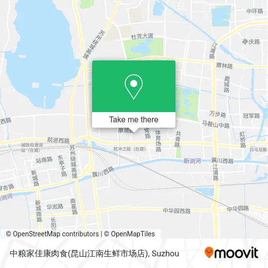 中粮家佳康肉食(昆山江南生鲜市场店) map