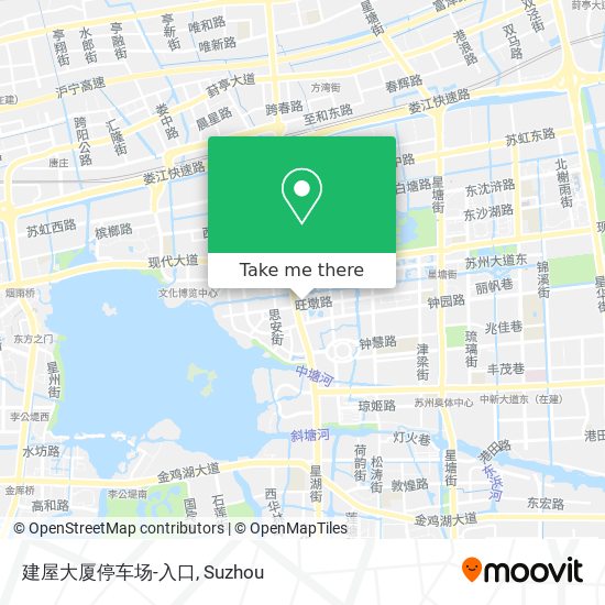 建屋大厦停车场-入口 map