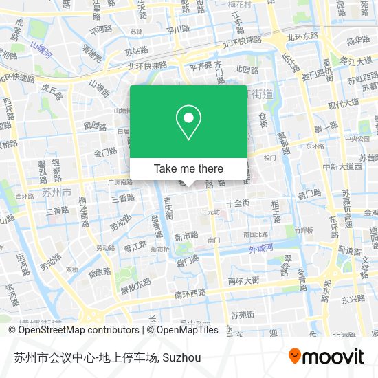 苏州市会议中心-地上停车场 map