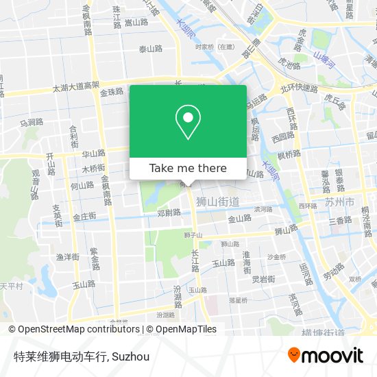 特莱维狮电动车行 map