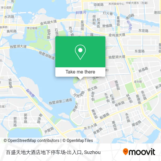 百盛天地大酒店地下停车场-出入口 map