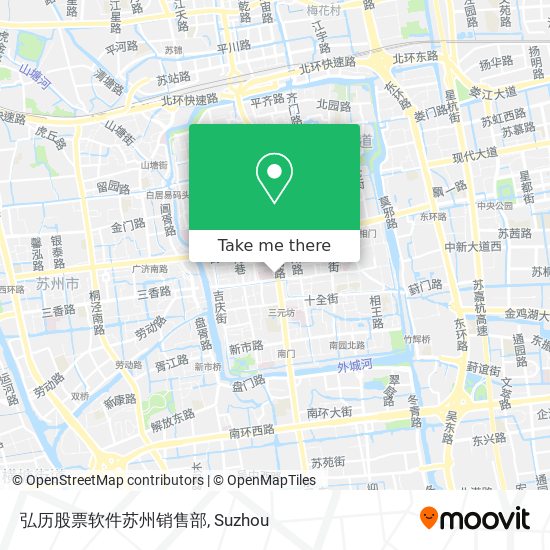 弘历股票软件苏州销售部 map
