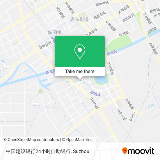 中国建设银行24小时自助银行 map