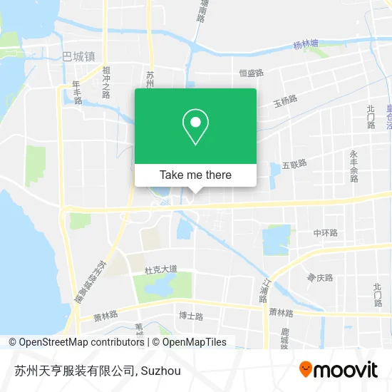 苏州天亨服装有限公司 map