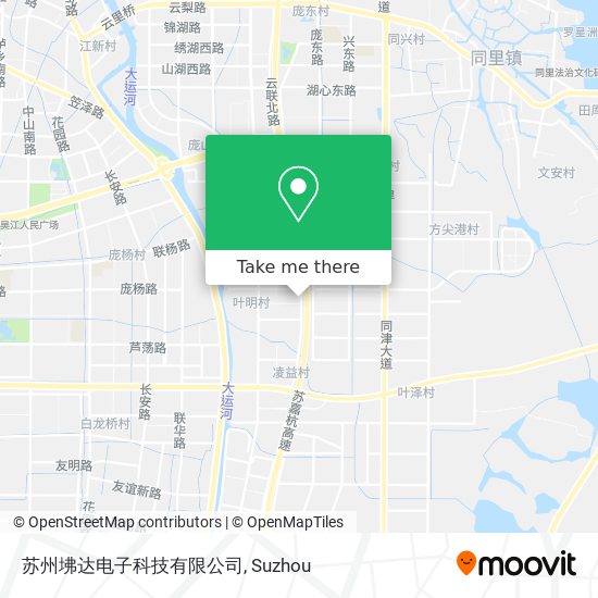 苏州坲达电子科技有限公司 map