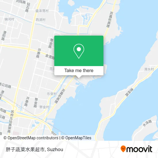 胖子蔬菜水果超市 map