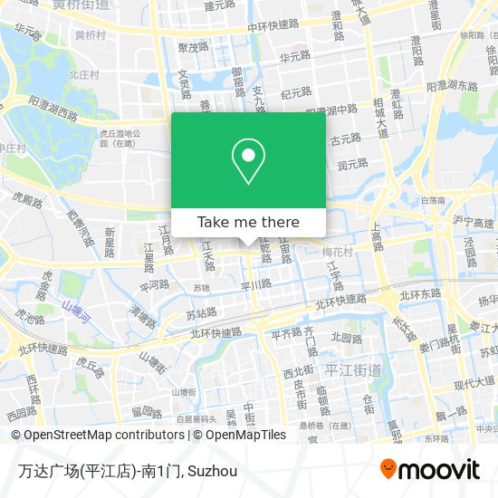 万达广场(平江店)-南1门 map