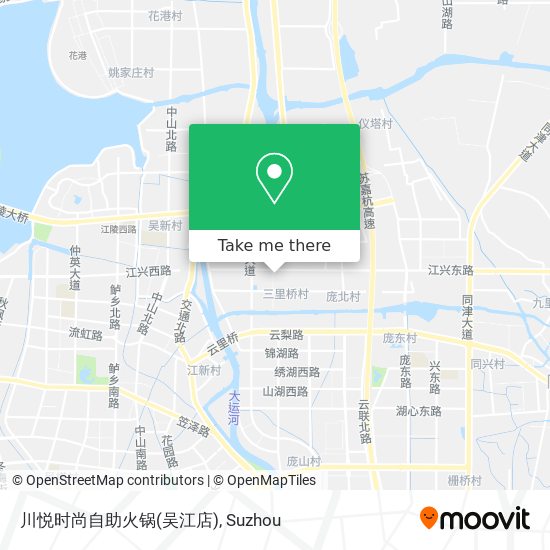 川悦时尚自助火锅(吴江店) map