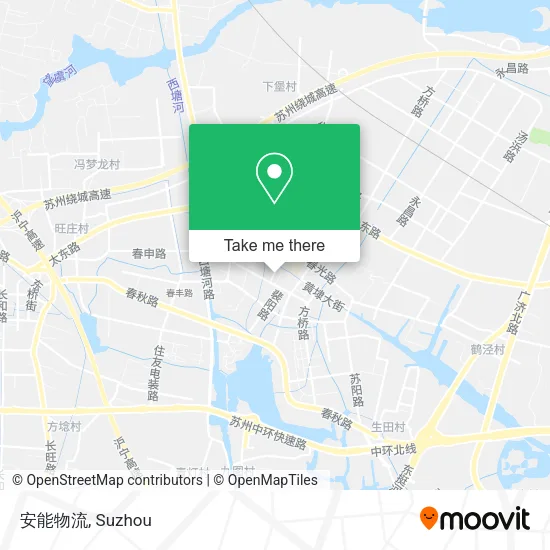 安能物流 map