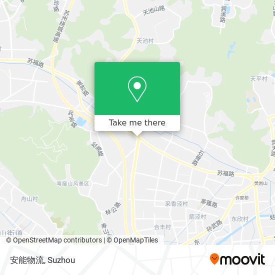 安能物流 map