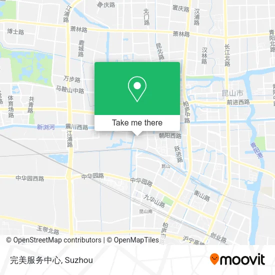 完美服务中心 map