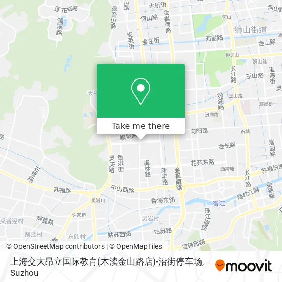 上海交大昂立国际教育(木渎金山路店)-沿街停车场 map