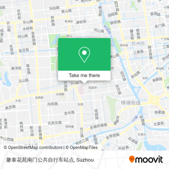 馨泰花苑南门公共自行车站点 map