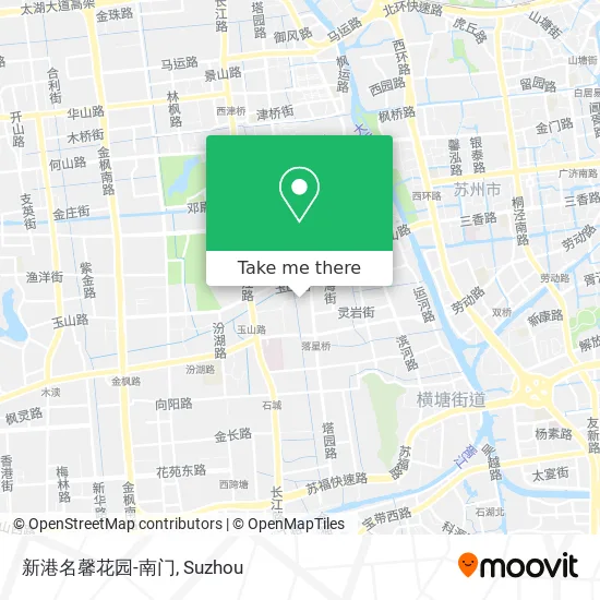 新港名馨花园-南门 map