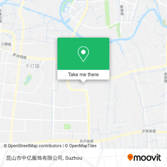 昆山市中亿服饰有限公司 map