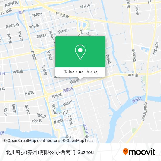北川科技(苏州)有限公司-西南门 map