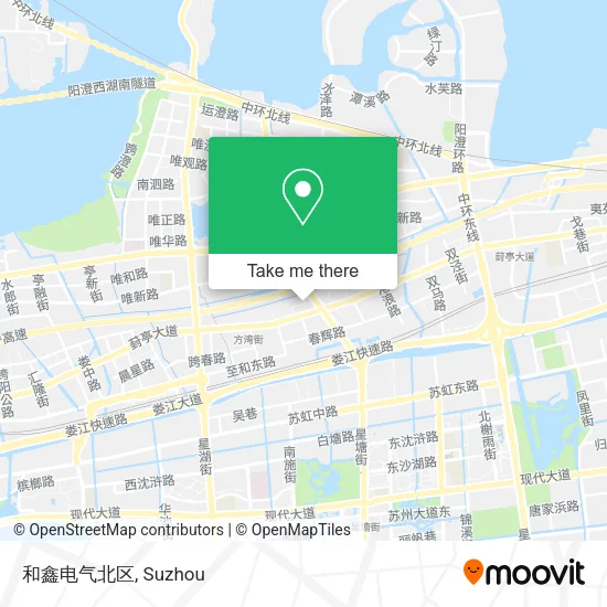 和鑫电气北区 map