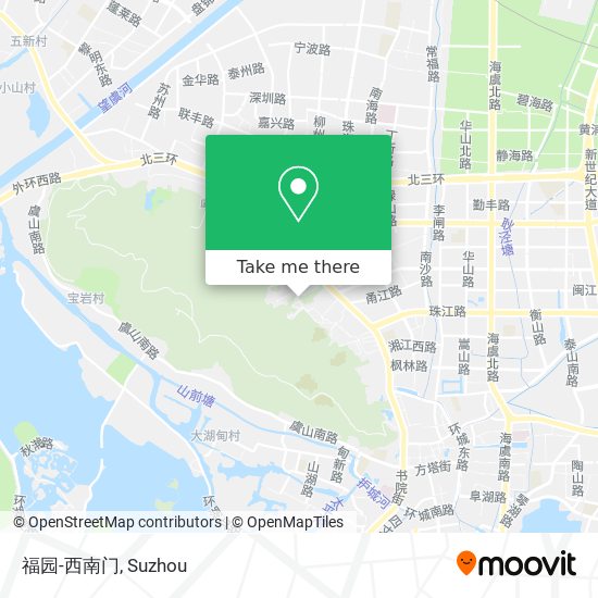 福园-西南门 map