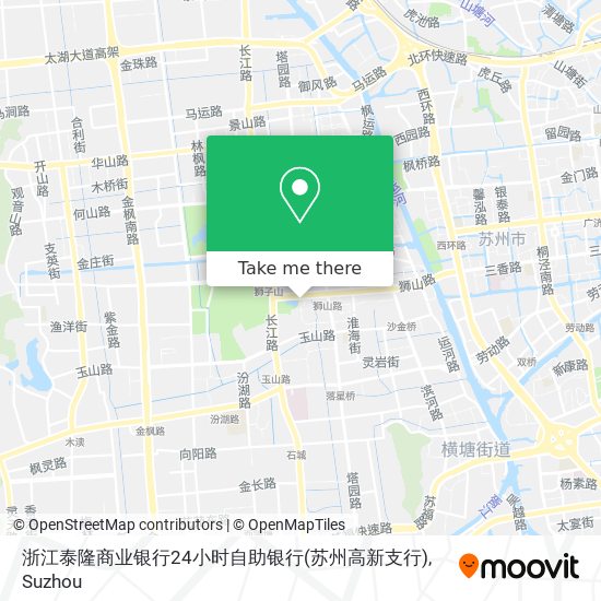 浙江泰隆商业银行24小时自助银行(苏州高新支行) map