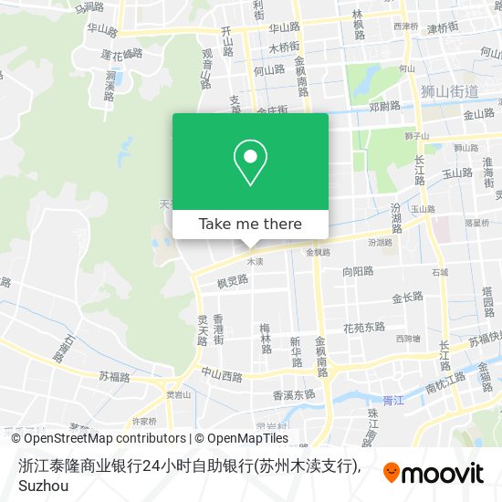浙江泰隆商业银行24小时自助银行(苏州木渎支行) map