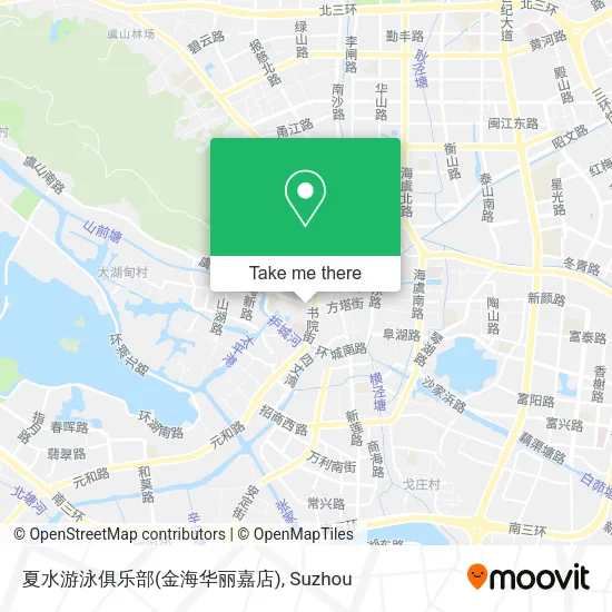 夏水游泳俱乐部(金海华丽嘉店) map